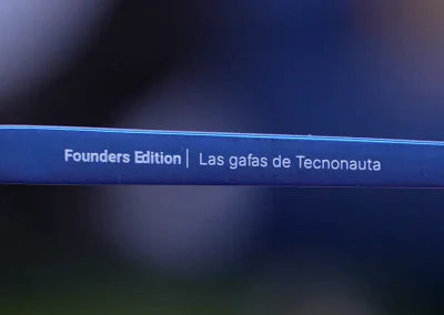 Detalle de gafas Tecnonauta - Founders Edition